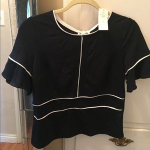 Cute BR blouse with bell sleeves